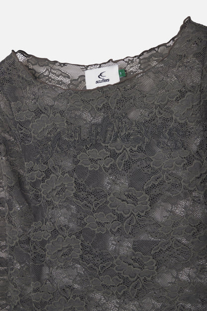 New Lace Dark Green Longsleeve