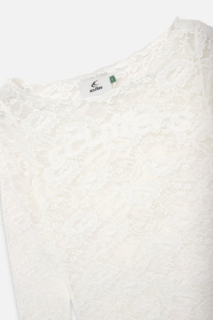 New Lace White Longsleeve