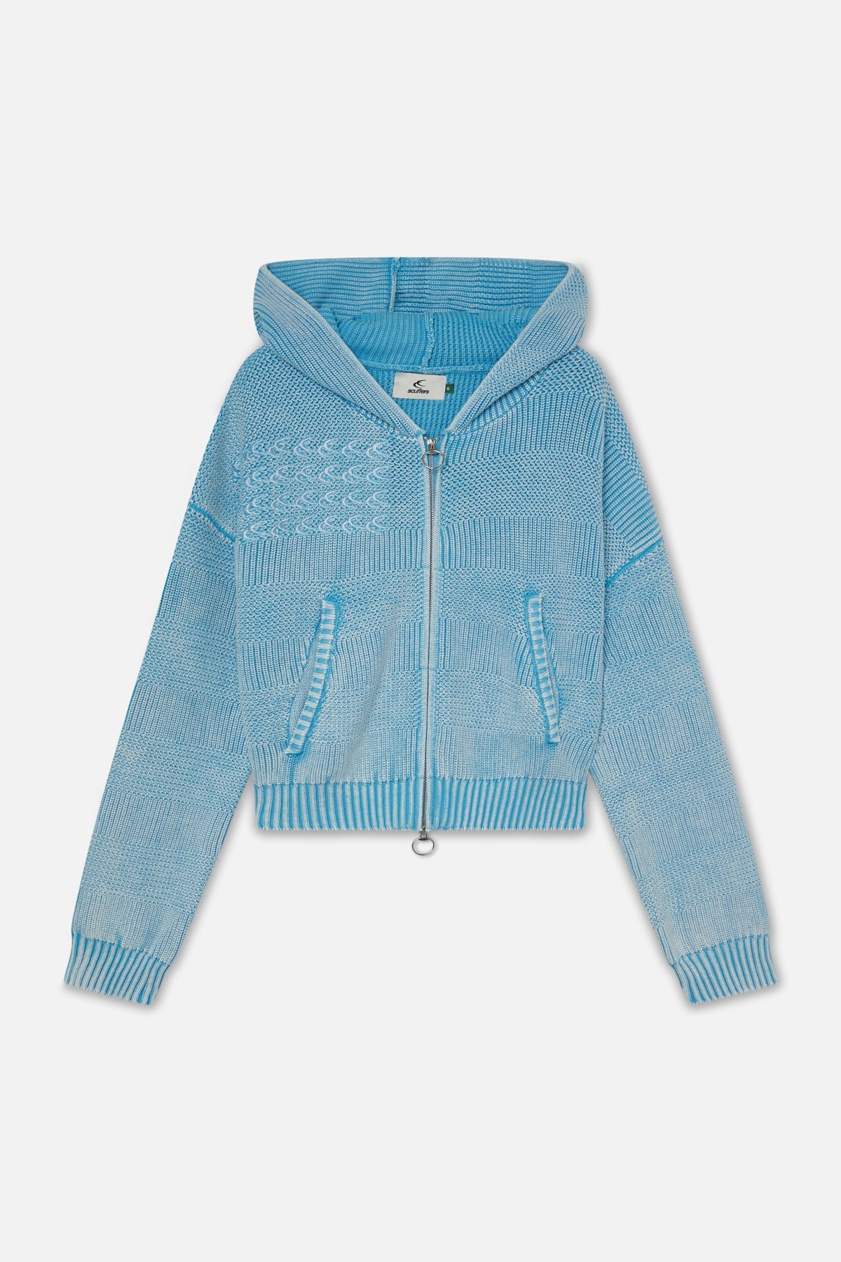 Nowhere Blue Knit Zipper