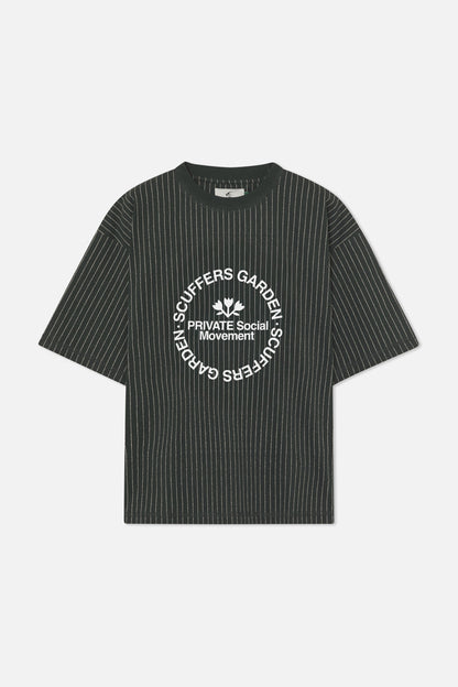 Pinstripe Green T-Shirt