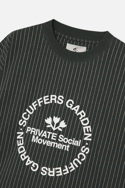 Pinstripe Green T-Shirt