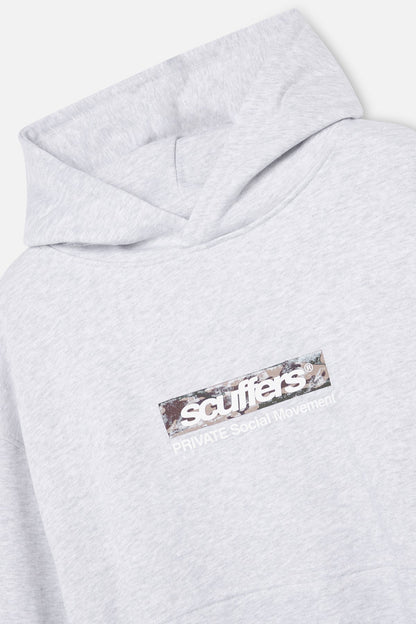 Private Grey Melange Hoodie