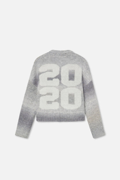 Quarter Grey Zipper Knit