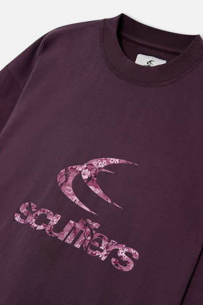 Real Flower Burgundy T-Shirt