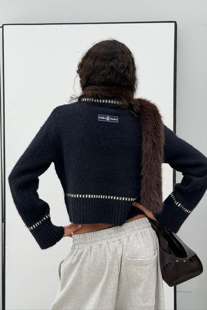 Handmade Blue Knit