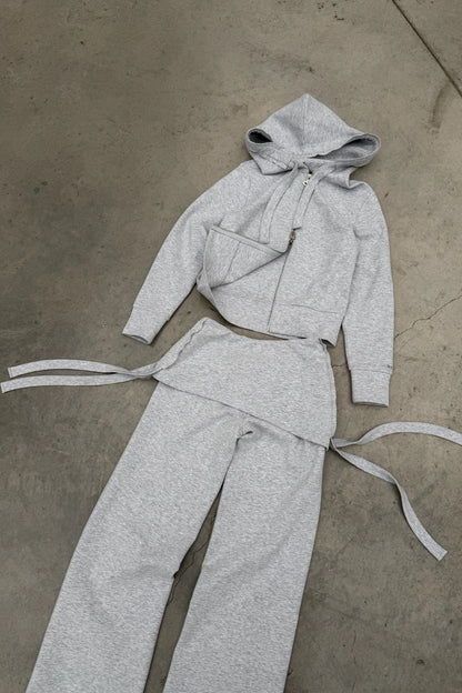 Cozy Grey Melange Pants