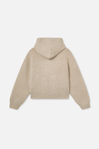Roots Ecru Knit Zipper