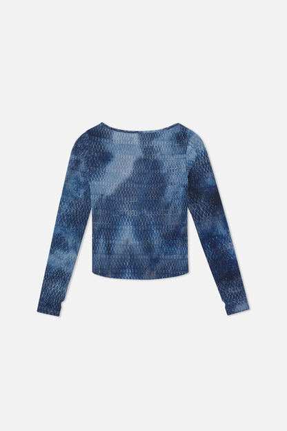 Text Blue Longsleeve