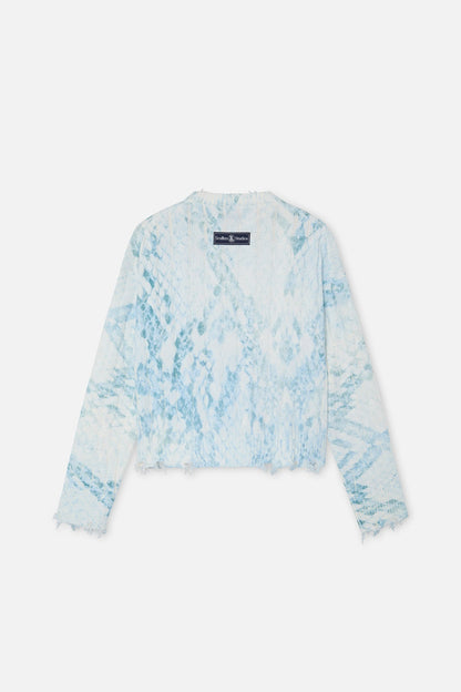 Trench Blue Snake Knit