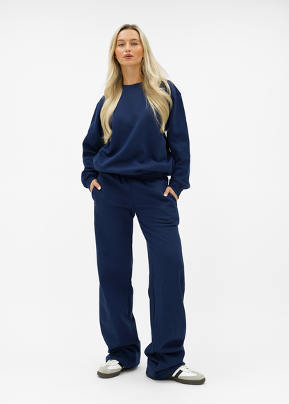 Basic sweater night blue (tall)