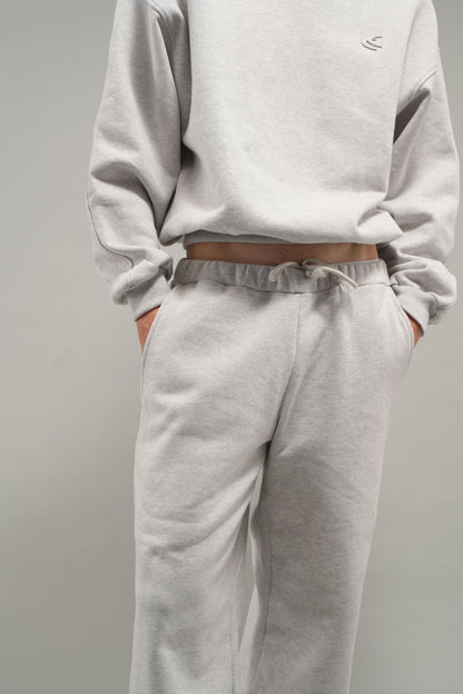 Everyday Grey Melange Crewneck