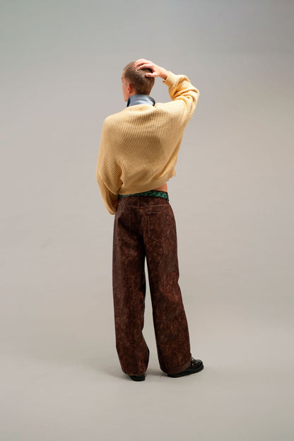 Rose Yellow Knit